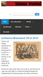 Mobile Screenshot of limhamnsbrassband.se