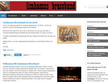 Tablet Screenshot of limhamnsbrassband.se